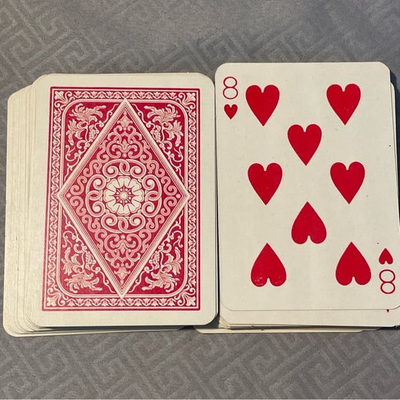 TIGER BRAND 565 Vintage Playing Card Deck Red Made In China Playing Cards - Picture 7 of 7